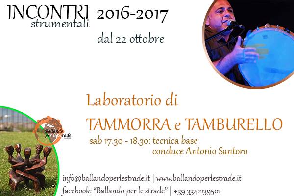 laboratorio di tammorra e tamburello 